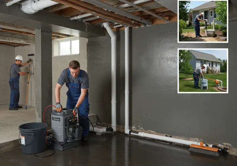 Basement Waterproofing and Flood Prevention process in Hobart, WI